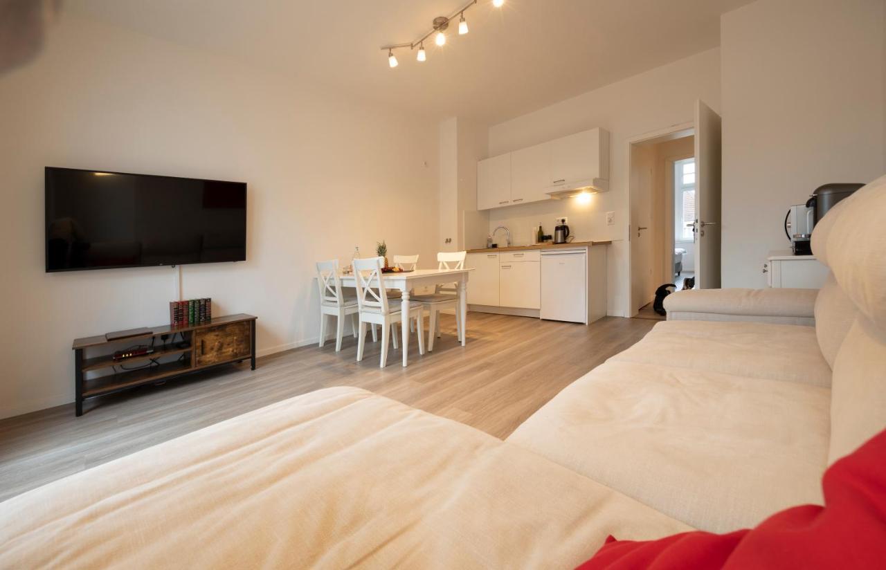 Jaybnb - Apartment Direkt Am Hafen Mit Terrasse Und Uhd Tv 多特蒙德 外观 照片